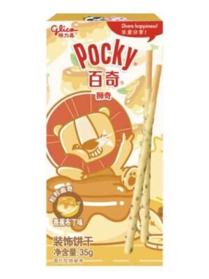 Glico pocky - Banana pudding lion