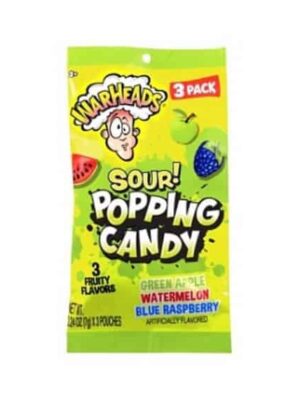 Warheads - Sour Popping Candy 3 Pack