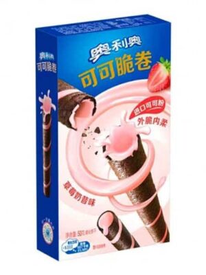 Oreo - Crispy roll Strawberry Milkshake