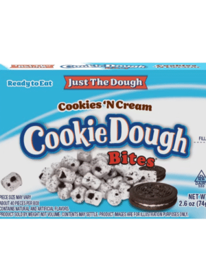 Just The Dough - Cookie Dough Bites Cookies 'N Cream 88g