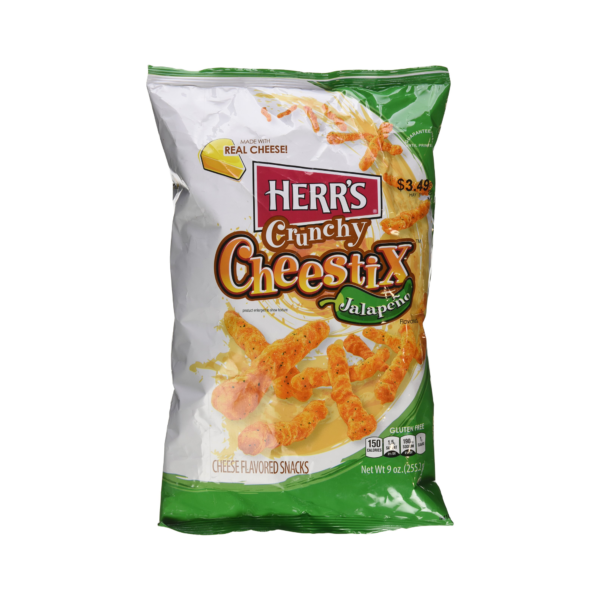 Herr's - Crunchy Cheestix Jalapeño 227g