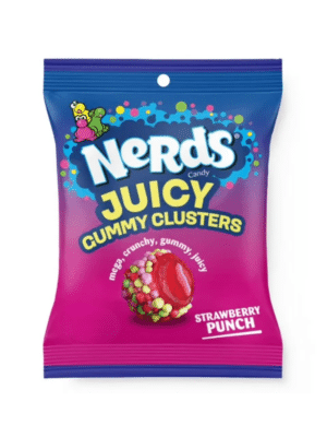 Nerds - Juiced Gummy Clusters Strawberry Punch 127g