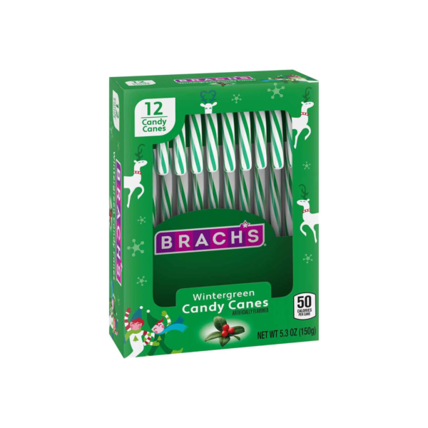 Brach - 12 Wintergreen Candy Canes